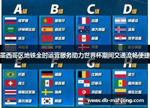 墨西哥区地铁全时运营服务助力世界杯期间交通流畅便捷 墨西哥区地铁全时运营服务助力世界杯期间交通流畅便捷